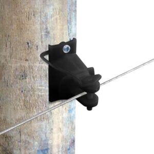 Patriot Black Wood Post Pinlock Insulator