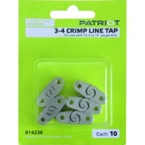 Patriot Crimp Line Tap 3 4 10Ct