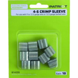 Patriot Crimp Sleeves 4 5 10Ct