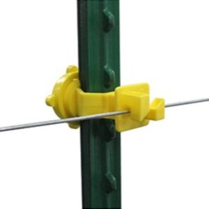 Patriot Yellow Screw On T Post Insulator
