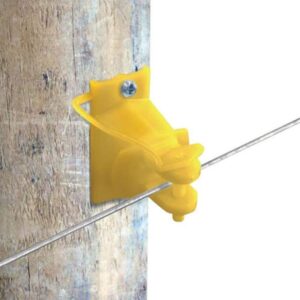 Patriot Yellow Wood Post Pinlock Insulator