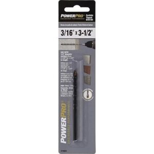Power Pro Carbide Tipped Drill Bit 3/16"x3-1/2"