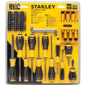 Stanley Control-Grip Screwdriver Set 50pc