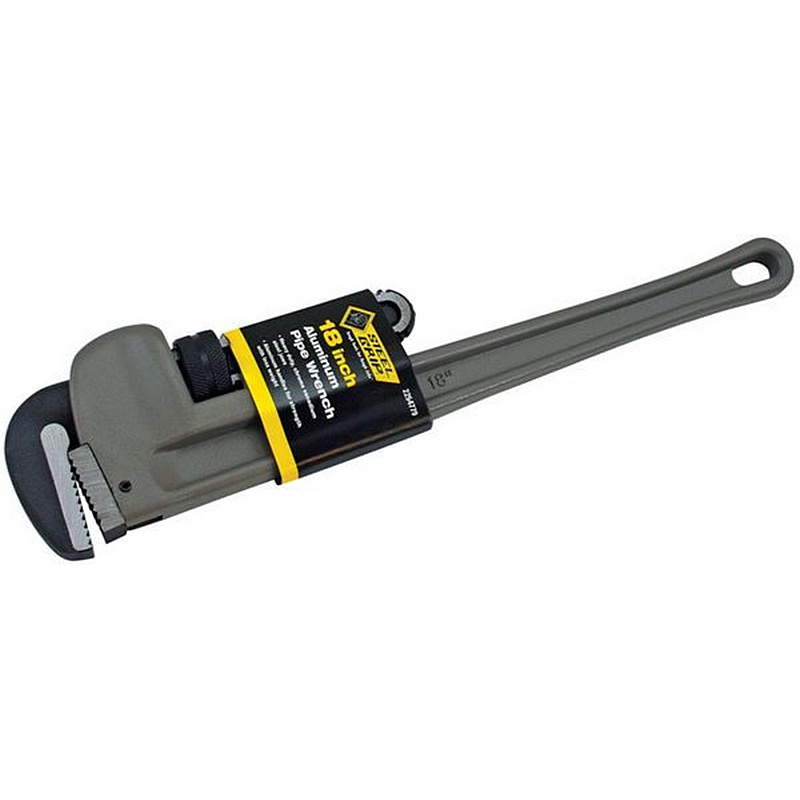 Steel Grip Adjustable Aluminum Pipe Wrench 18"
