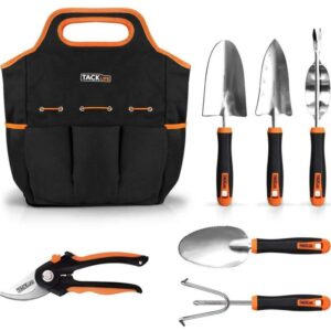 Tacklife 7 Piece Stainless Steel Heavy Duty Garden Tool Set