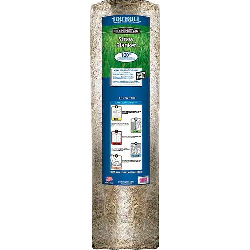 Water Wind Soil Straw Blanket 4’x100’