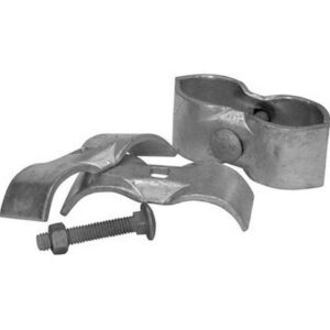 YardGard Galvanized Silver Steel Panel Clamp Set 4.75”
