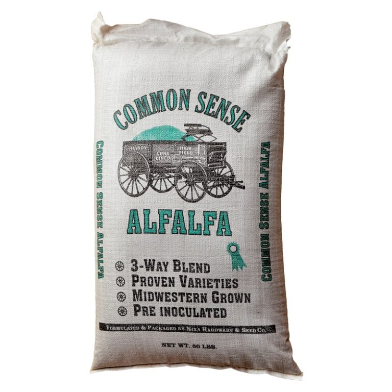 Common Sense Alfalfa Seed Bag