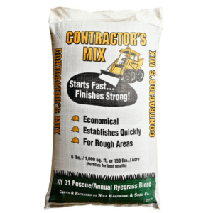 Contractor Mix Tall Fescue Lawn Grass Seed bag