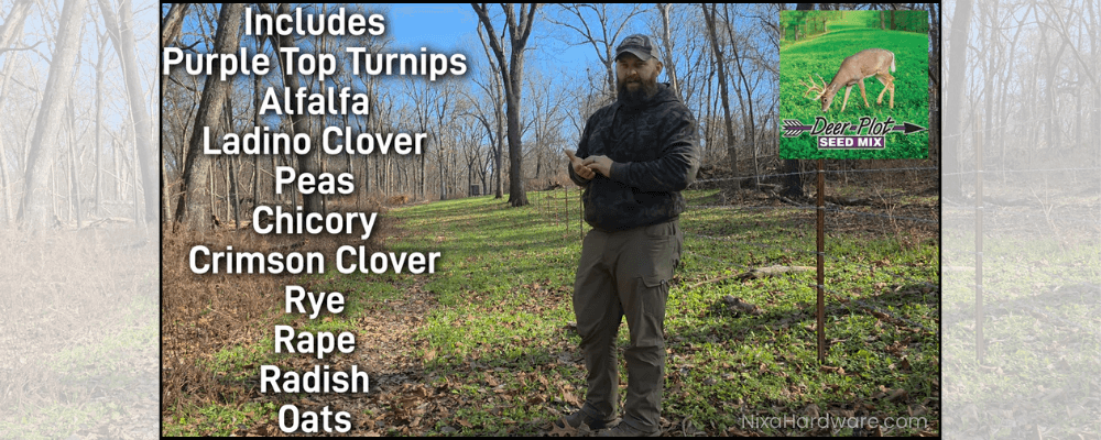 Deer Plot Seed Mix with KOAM in December