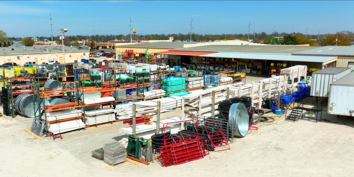 Farm Supply Store Near Springfield MO | Nixa Hardware & Seed Co Back Lot