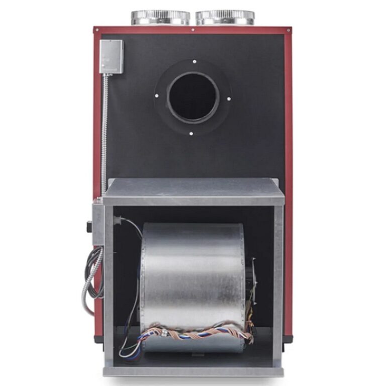 Fire Chief FC1000E Indoor Wood Furnace Back View