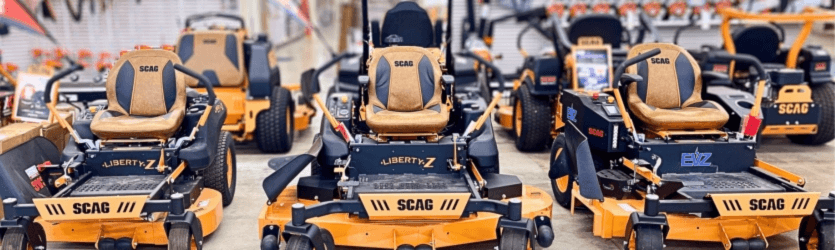 Nixa Hardware & Seed Co SCAG Mower Dealer display