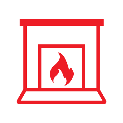 Stove Fireplace Repair Service Icon