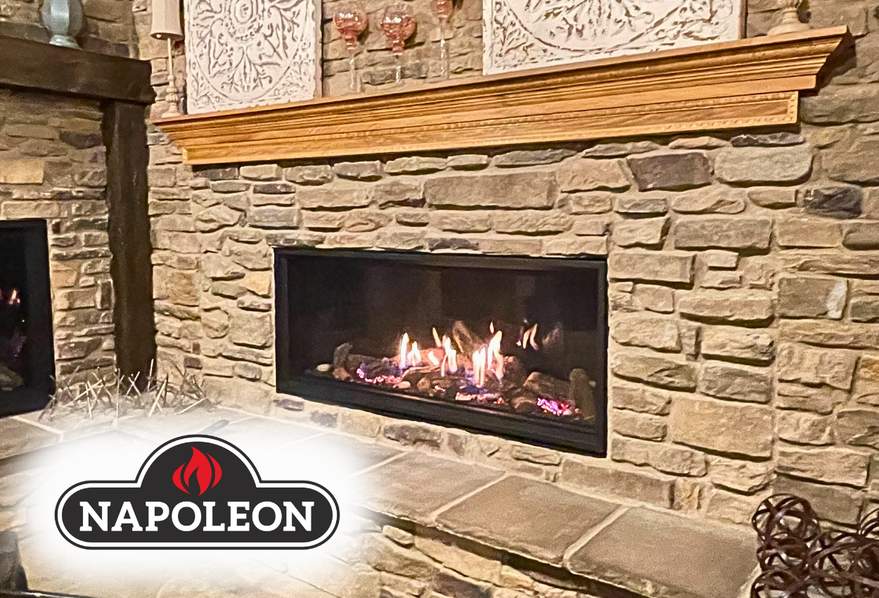 Napoleon Gas Fireplace Showroom Feature