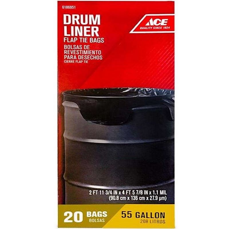 Ace Drum Liners 55 gal 20 Ct