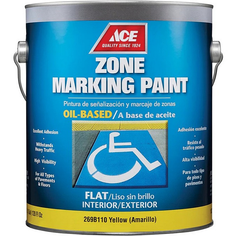 Ace Yellow Zone Marking Paint 1 gal
