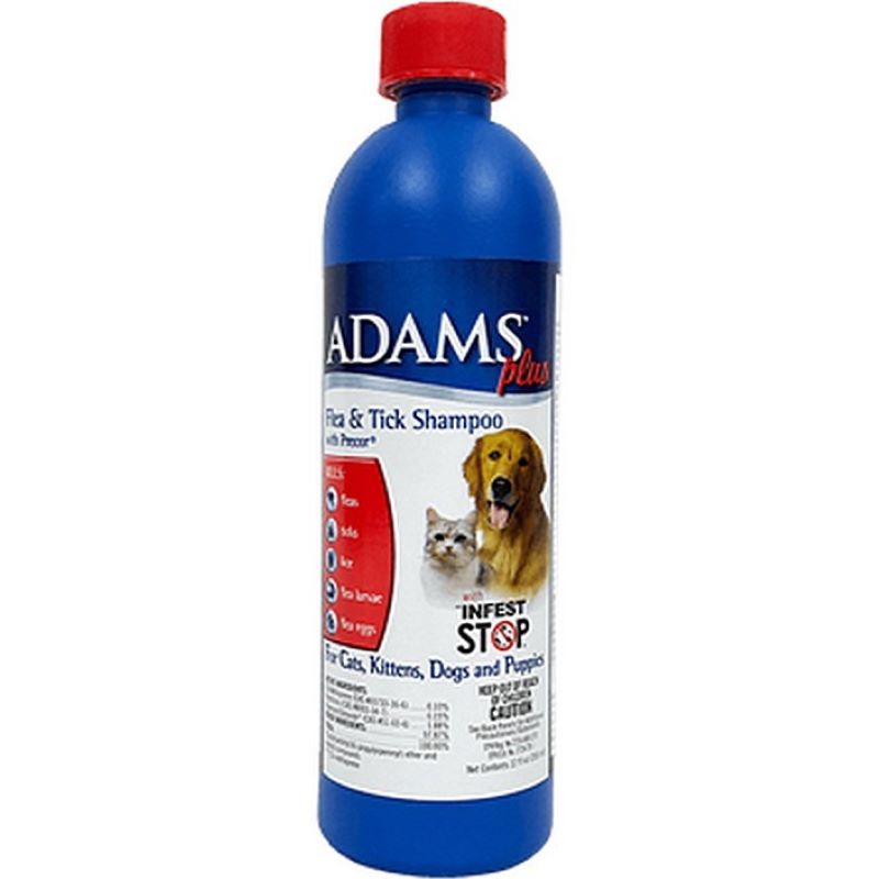 Adams Plus Flea Tick Shampoo with Precor