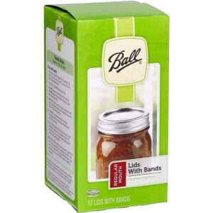 Ball Regular Mouth Canning Lids Bands 12 Ct