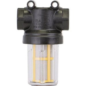 Banjo Mini T-Line Clear Bowl Strainer 3-4