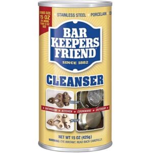 Bar Keepers Friend Stainless Steel Cleaner Polish Powder 15 oz