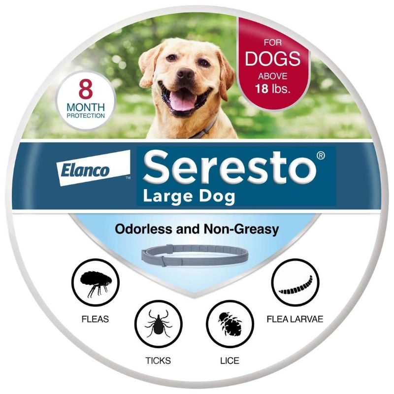 Bayer Seresto Large Dog Flea & Tick Collar 18 lb