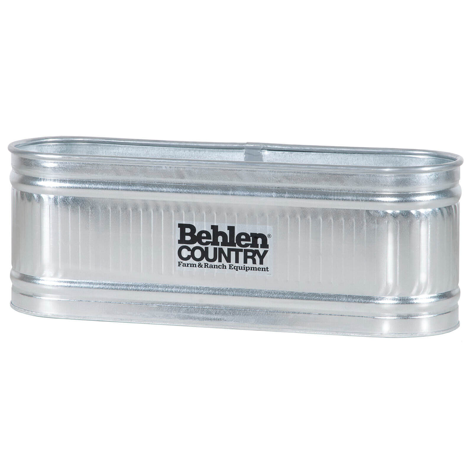 Behlen Galvanized Oval Stock Tank 156 gal 2’x2’x6’