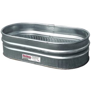 Behlen Galvanized Oval Stock Tank 44 gal 2’x1’x4