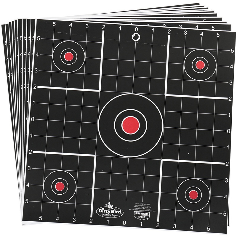Birchwood Casey Dirty Bird Sight-In Targets 12” 12pk