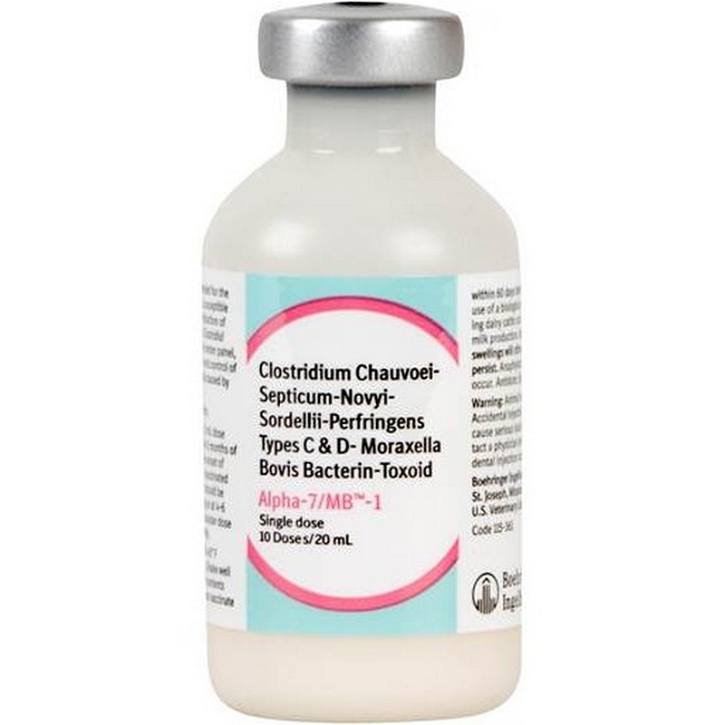 Boehringer Alpha-7/MB-1 Cattle Vaccine 20 mL 10 Dose