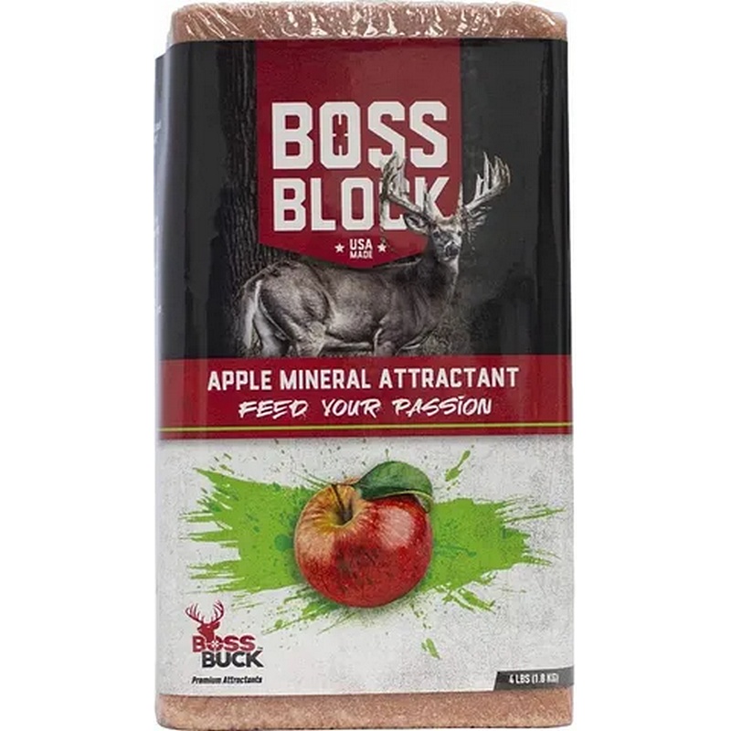 Boss Buck Apple Mineral Attractant Block 4 lb