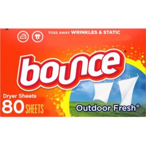 Bounce Outdoor Fresh Fabric Softener Sheets 80 Ct