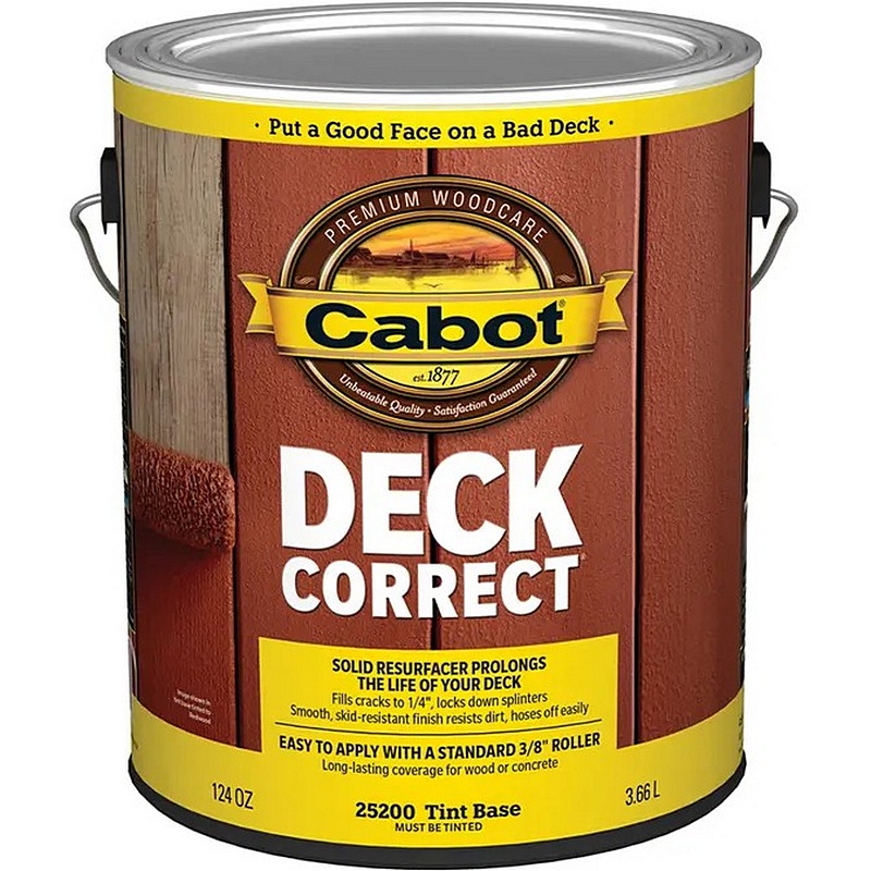 Cabot Deck Correct Tint Base Wood Deck Stain 1 gal