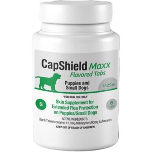 CapShield Maxx Flavored Flea Protection Tablets for Dogs 11-25 lb 6ct