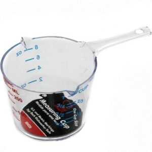 Chef Craft Clear Plastic 1-Cup Measuring Cup