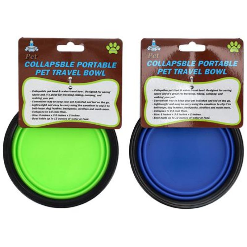 Collapsible Travel Pet Bowl 12 oz