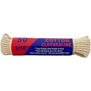 Cotton Clothesline 3-16”x50’