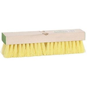 DQB Medium Bristle Wood Deck Scrub Brush 10”