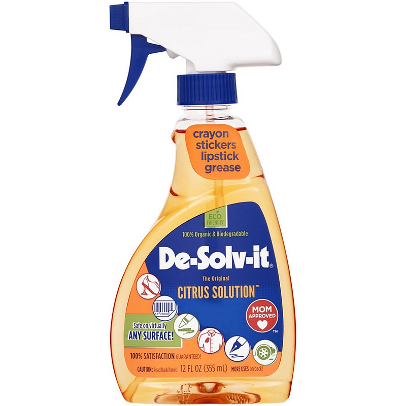 De-Solve-It Citrus Solution Household Cleaner & Adhesive Remover 12 oz