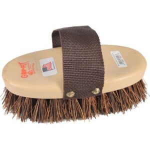 Decker Grip-Fit Palmyra Bristle Horse Grooming Brush