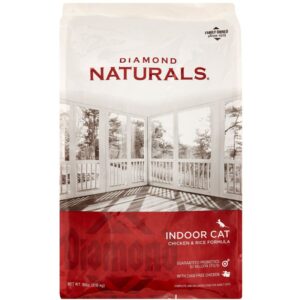 Diamond Naturals Chicken & Rice Indoor Cat Food 18 lb