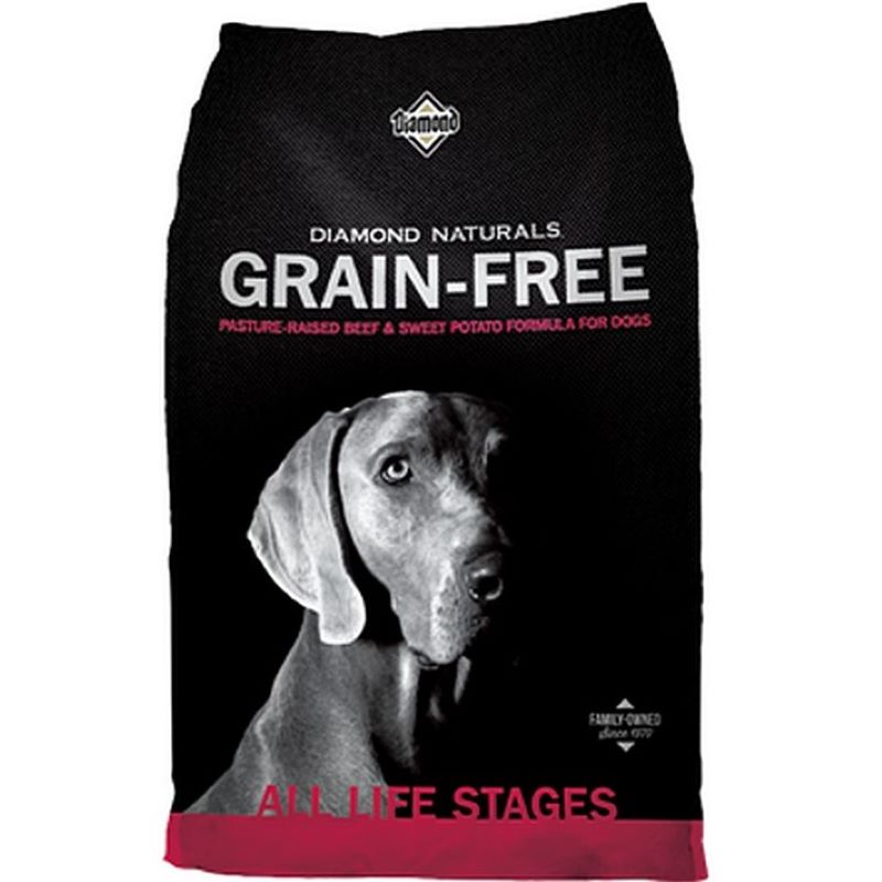 Diamond Naturals Grain Free Dog Food Beef Sweet Potato 28 lb