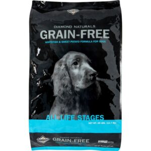 Diamond Naturals Grain Free Whitefish & Sweet Potato Dog Food 28 lb