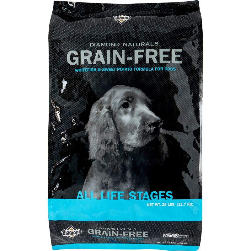 Diamond Naturals Grain Free Whitefish & Sweet Potato Dog Food 28 lb