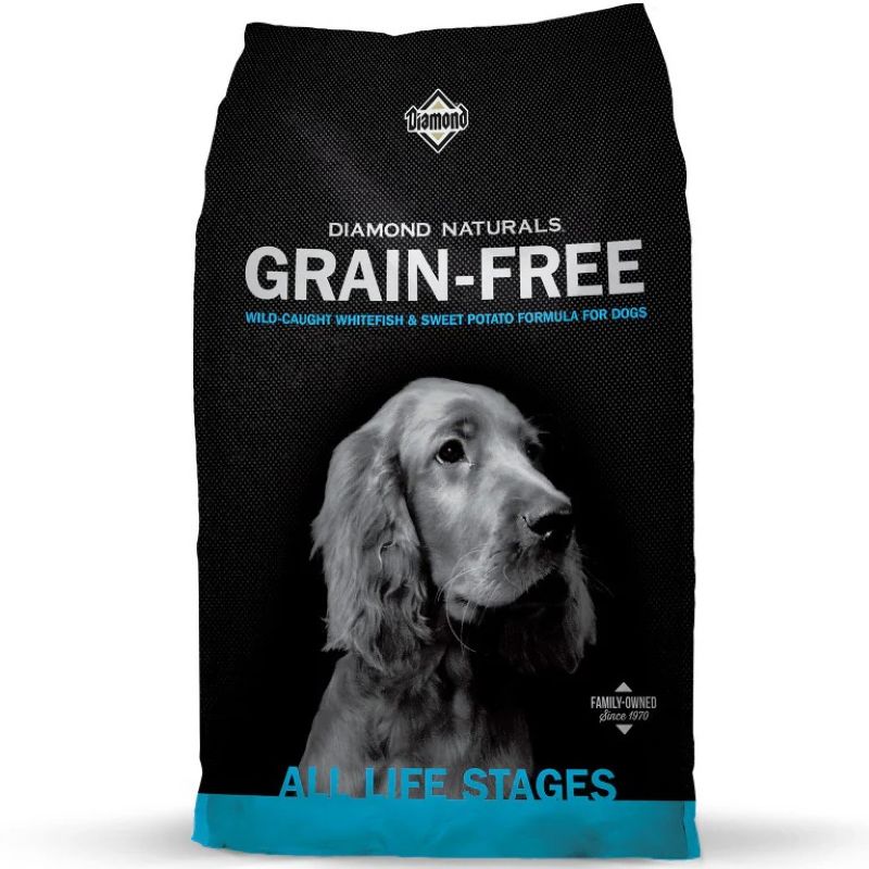 Diamond Naturals Grain Free Whitefish & Sweet Potato Dog Food 5 lb