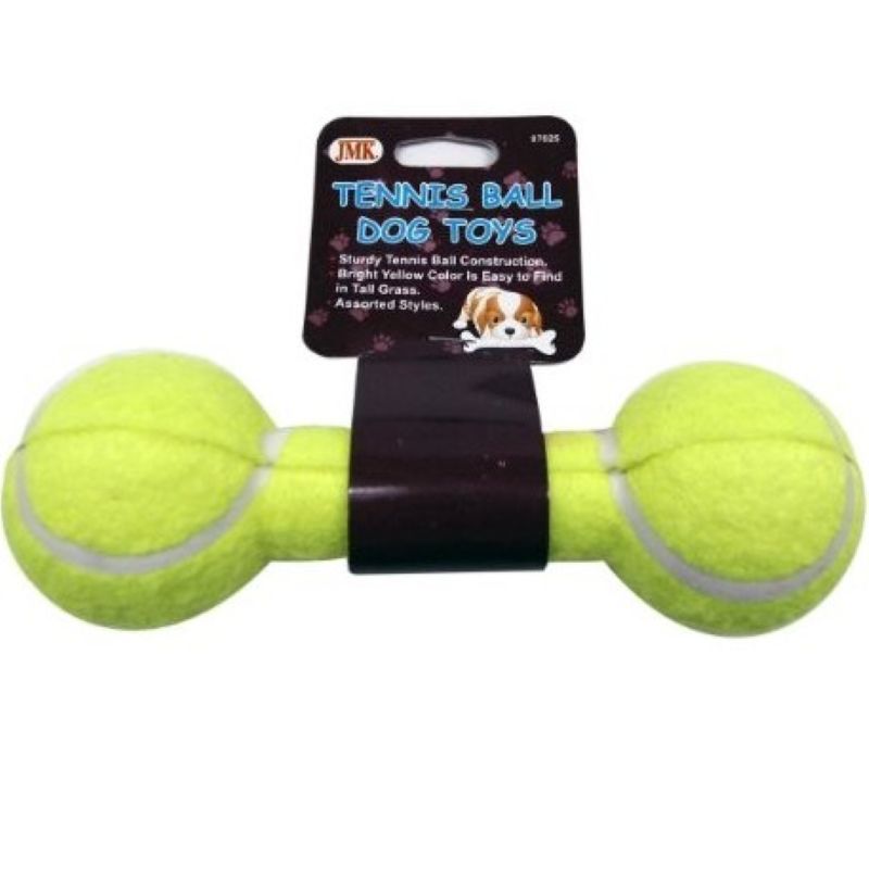 Double-Ended Tennis Ball Dog Toy