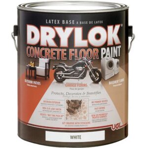 Drylok Low Sheen White Concrete Floor Paint 1 gal