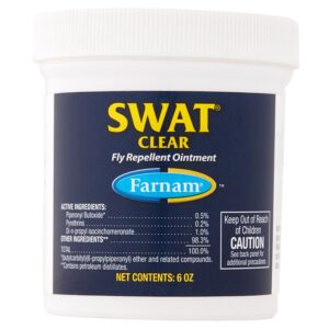 Farnam Swat Clear Fly Repellent Ointment 7 oz