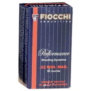 Fiocchi .22 WMR 40 Grain FMJ 50 ct