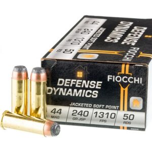 Fiocchi .44 Magnum 250 Grain JSP 500 ct